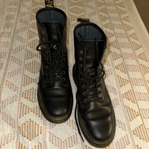 Dr. Martens Black Leather Boots